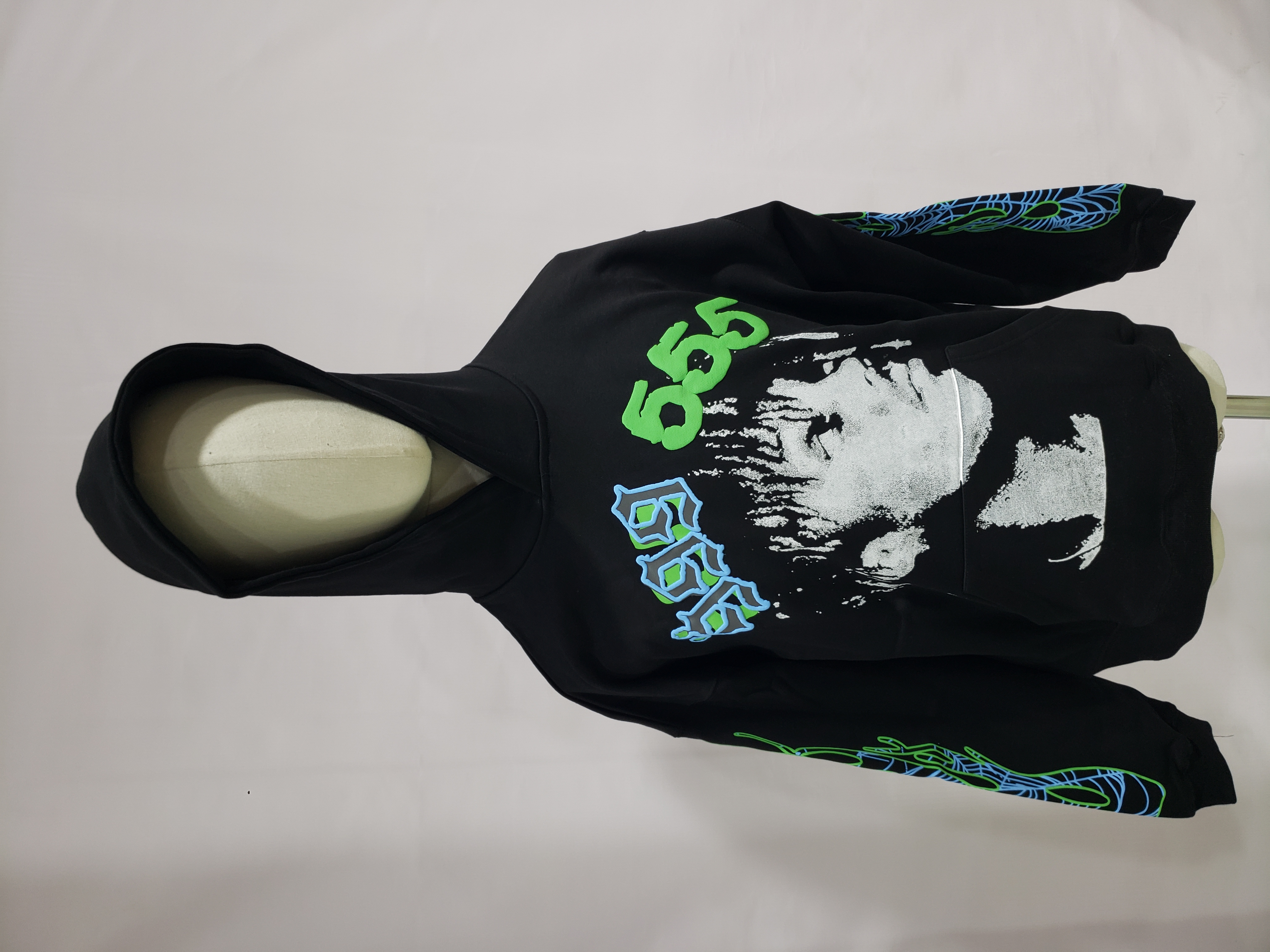 Sp5der Hoodie Black