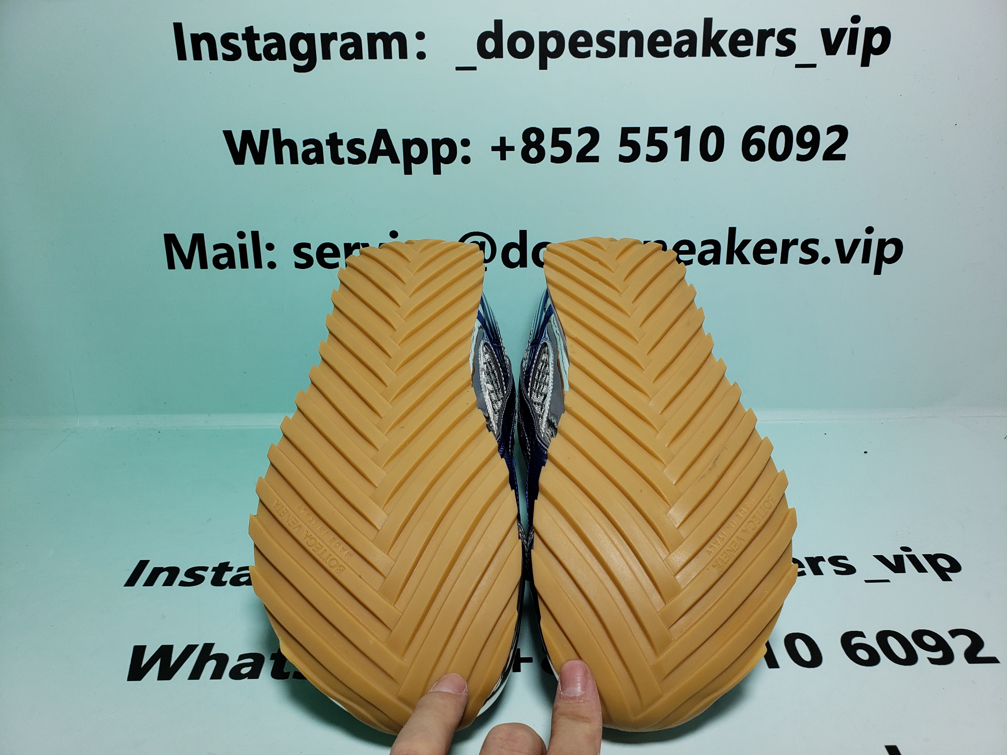 Bottega Veneta Orbit Blue Grey 741357V2X401375