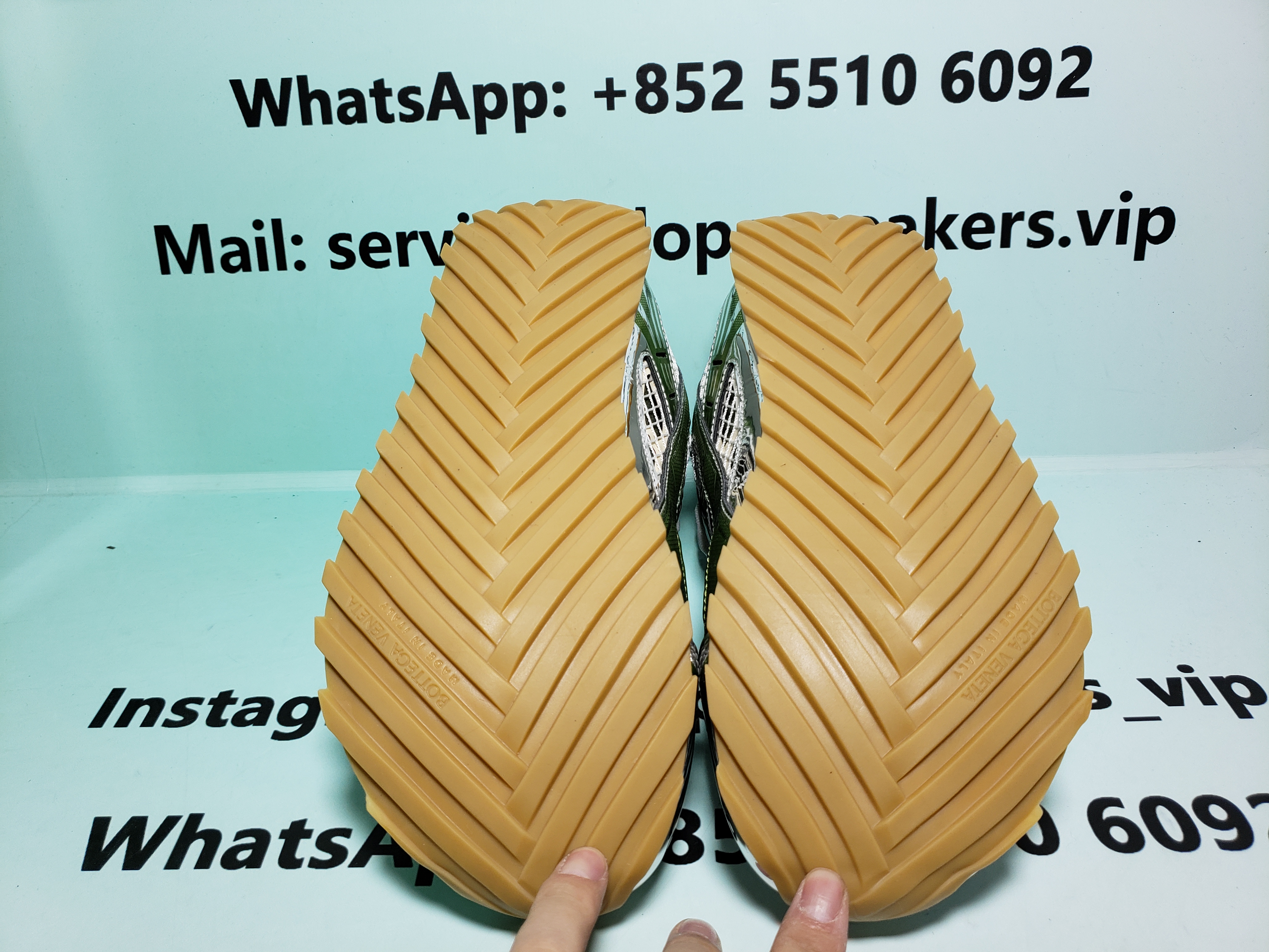 Bottega Veneta Orbit Brown Green 755915V2X402848