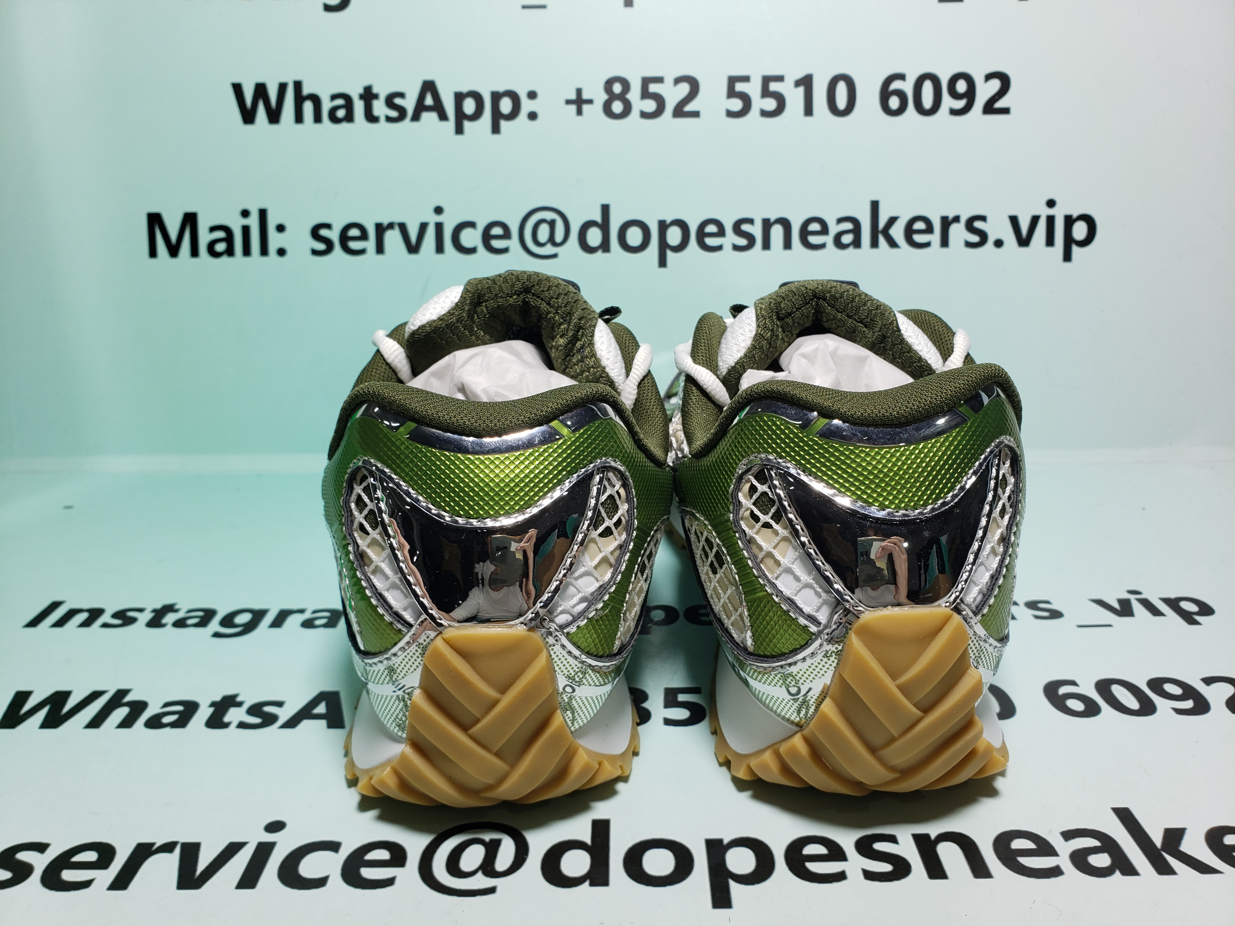 Bottega Veneta Orbit Brown Green 755915V2X402848