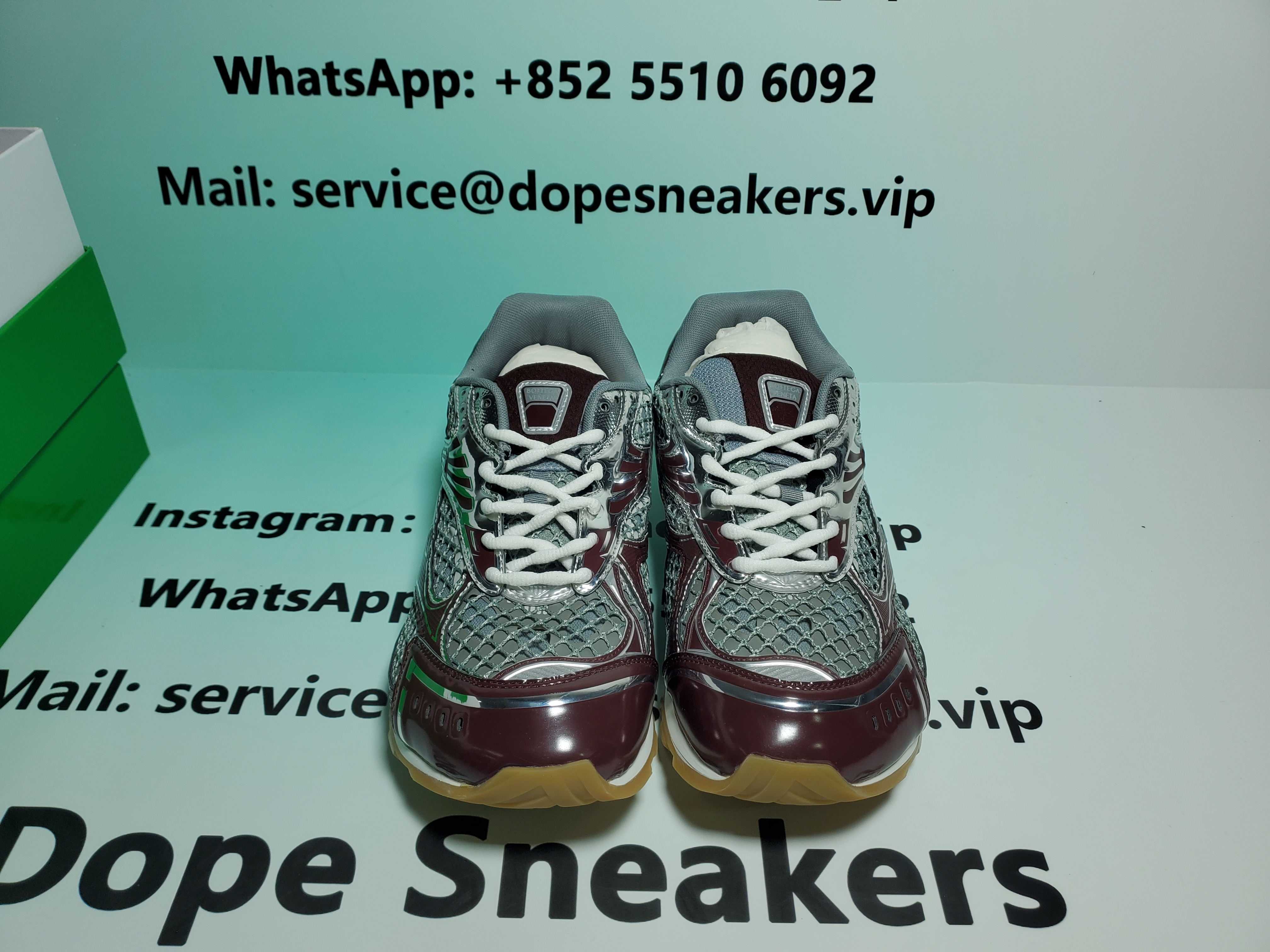 Bottega Veneta Orbit Wine Red Reps
