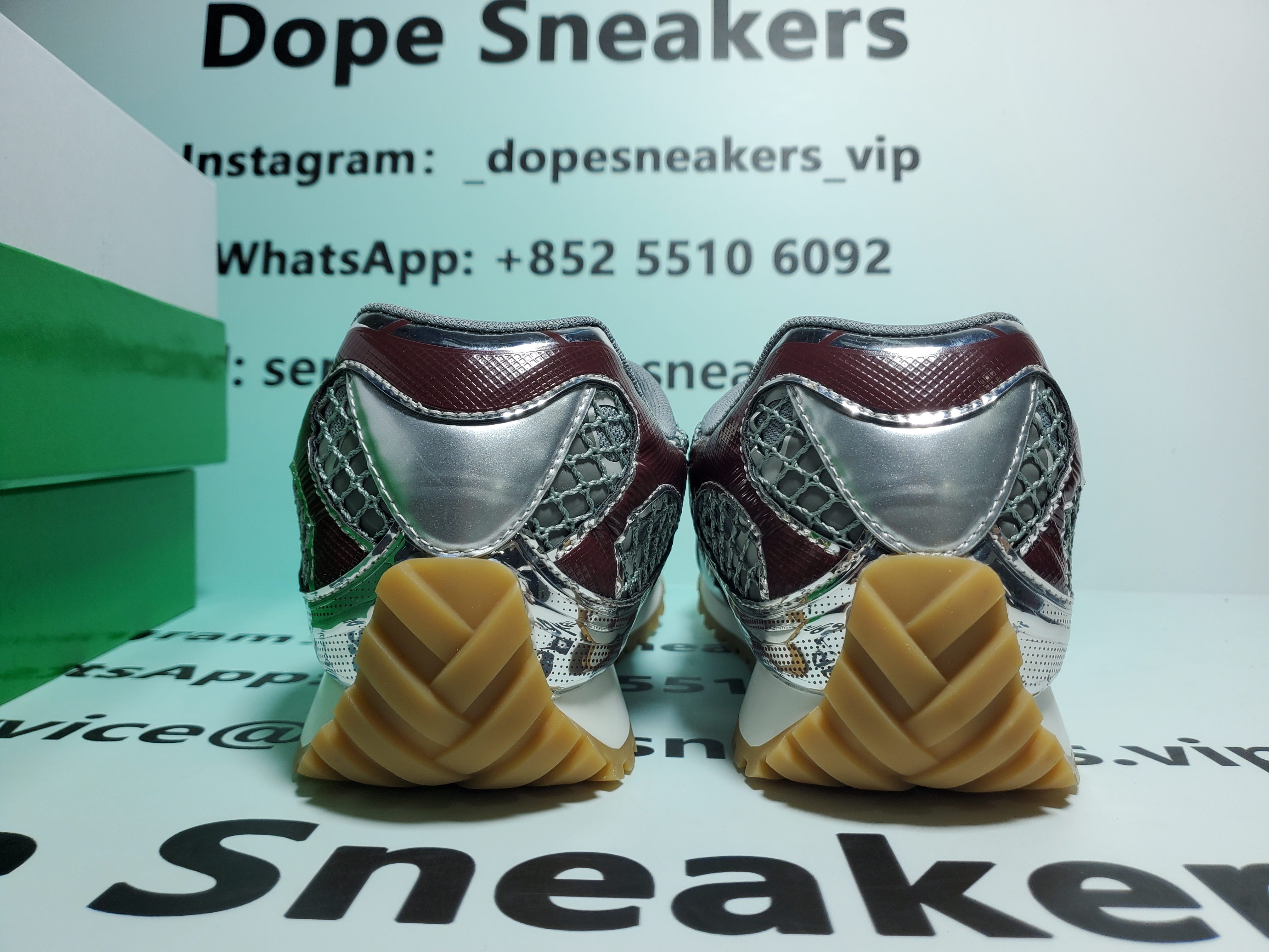 Bottega Veneta Orbit Wine Red Reps