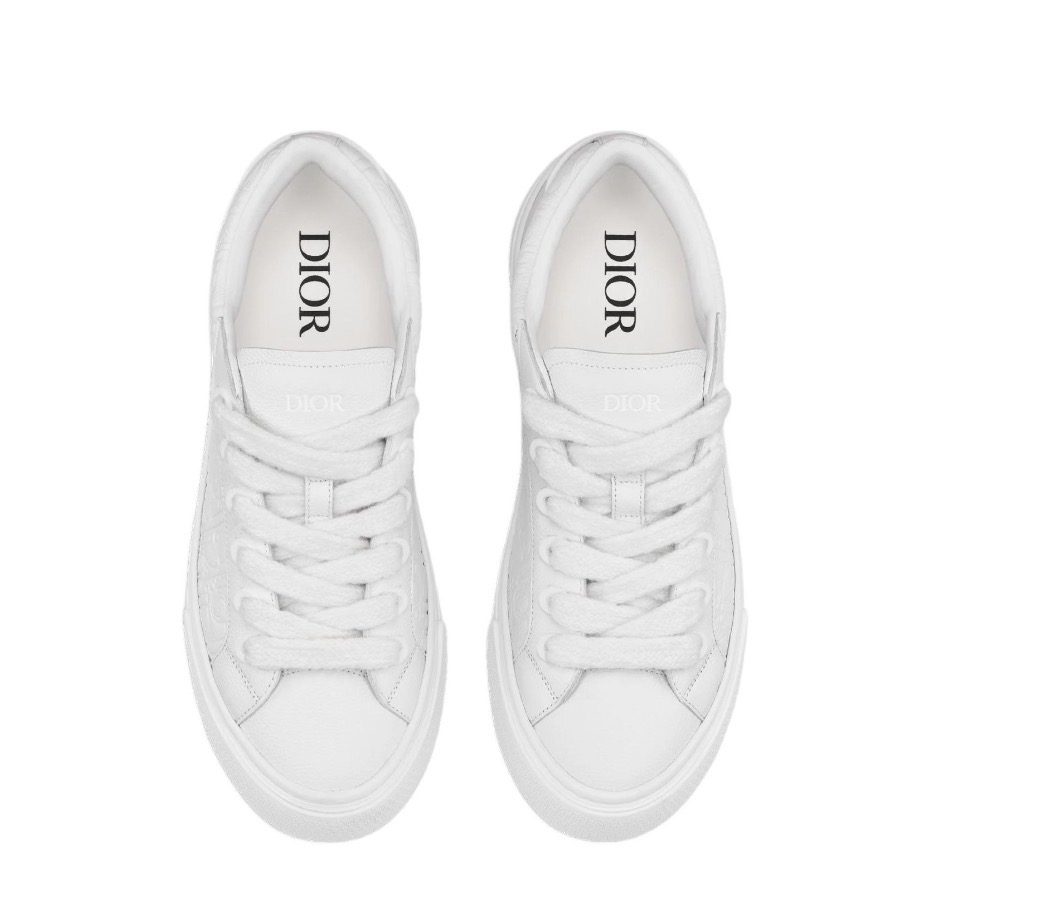Dior B33 White Grained Calfskin 3SN303ZAY_H000