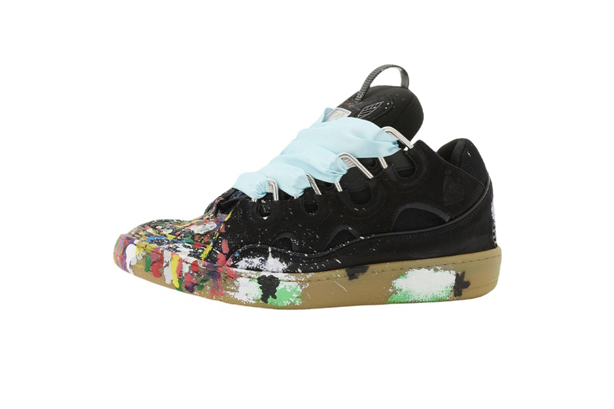 Lanvin Leather Curb Gallery Dept. Black Multi  FW-SKDK02-DRGD-P2210S1