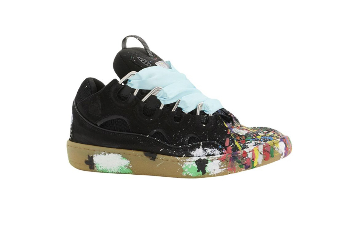 Lanvin Leather Curb Gallery Dept. Black Multi FW-SKDK02-DRGD-P2210S1