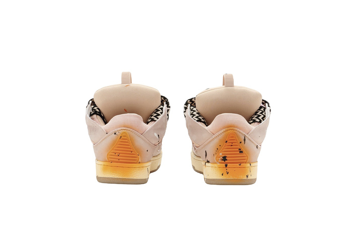 Gallery Dept. x Lanvin Wmns Curb Light Sneakers 'Paint Drip - Pale Pink' FW-SKDK02-DRGD-P22B5S0