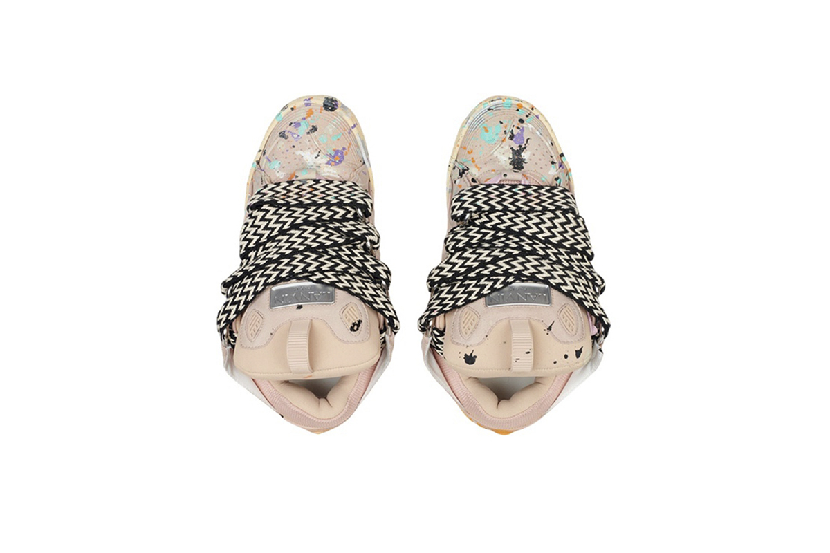 Gallery Dept. x Lanvin Wmns Curb Light Sneakers 'Paint Drip - Pale Pink' FW-SKDK02-DRGD-P22B5S0