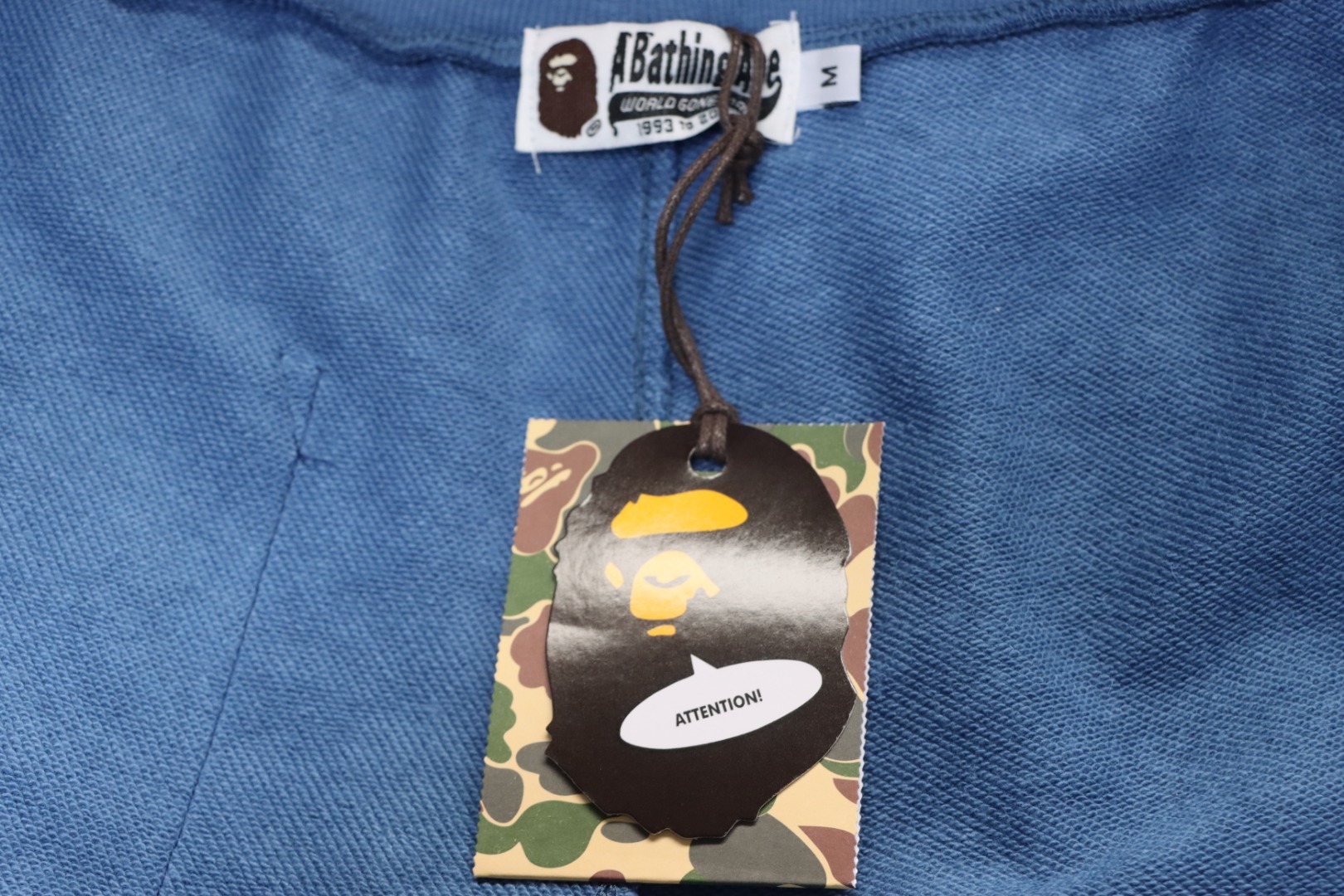 BAPE Camouflage Shark Mouth Shorts Navy Blue