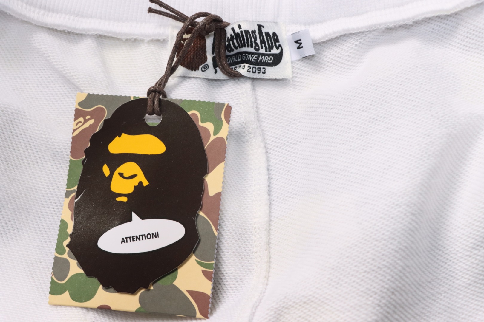 BAPE Classic Camouflage Shorts White