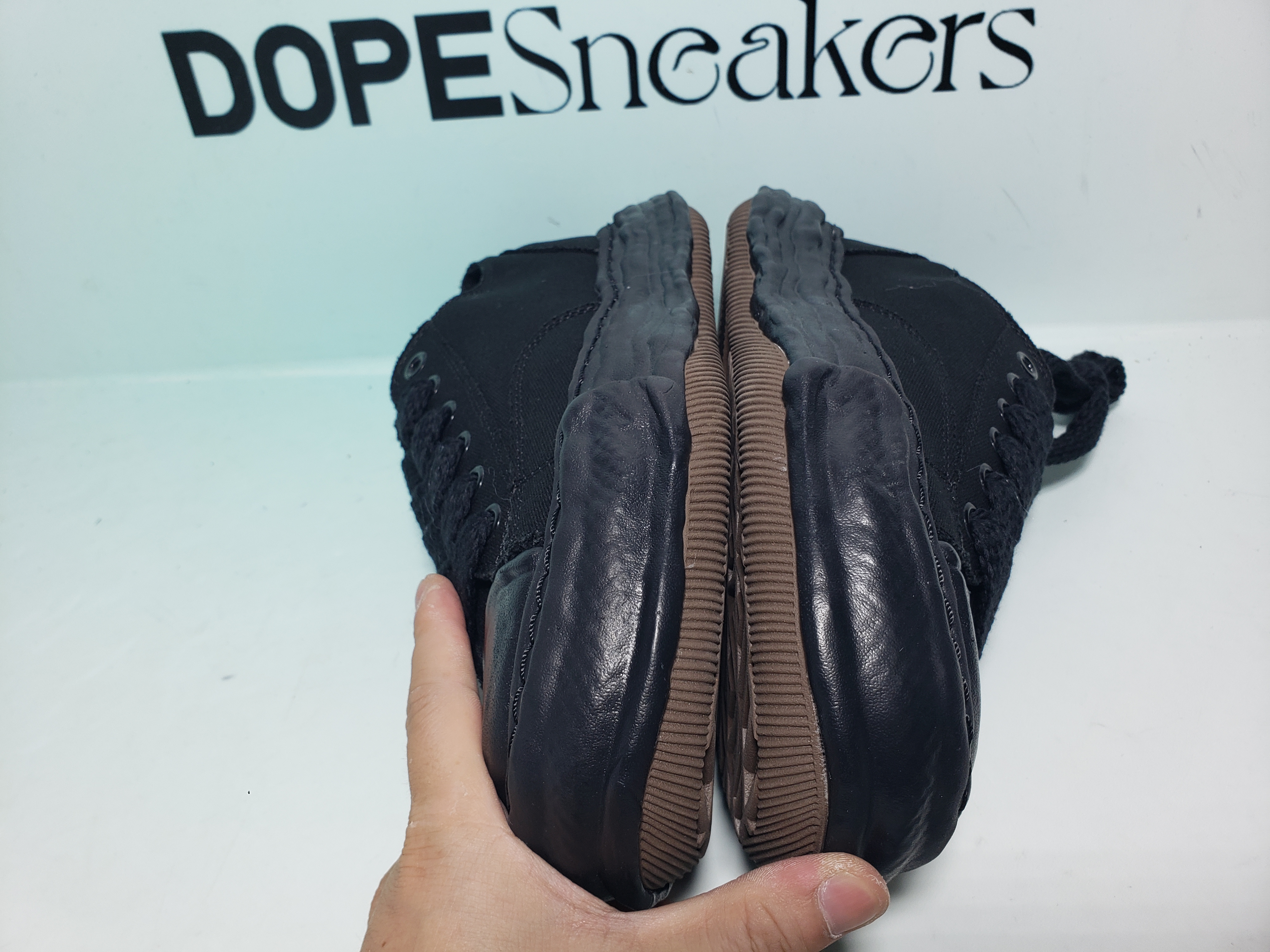 Mihara Yasuhiro Peterson OG Sole Canvas Low Black  NO.803 A01FW702-BLKBLK