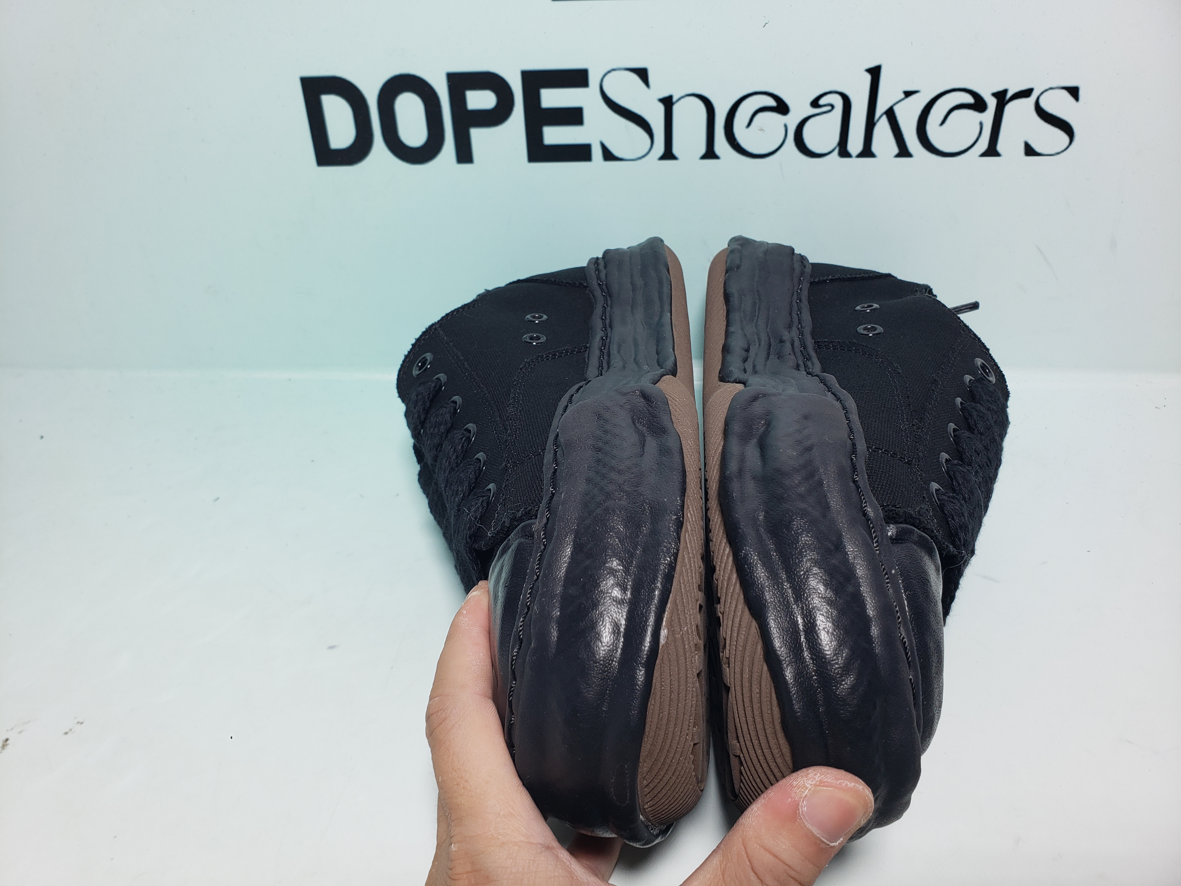 Mihara Yasuhiro Peterson OG Sole Canvas Low Black  NO.803 A01FW702-BLKBLK