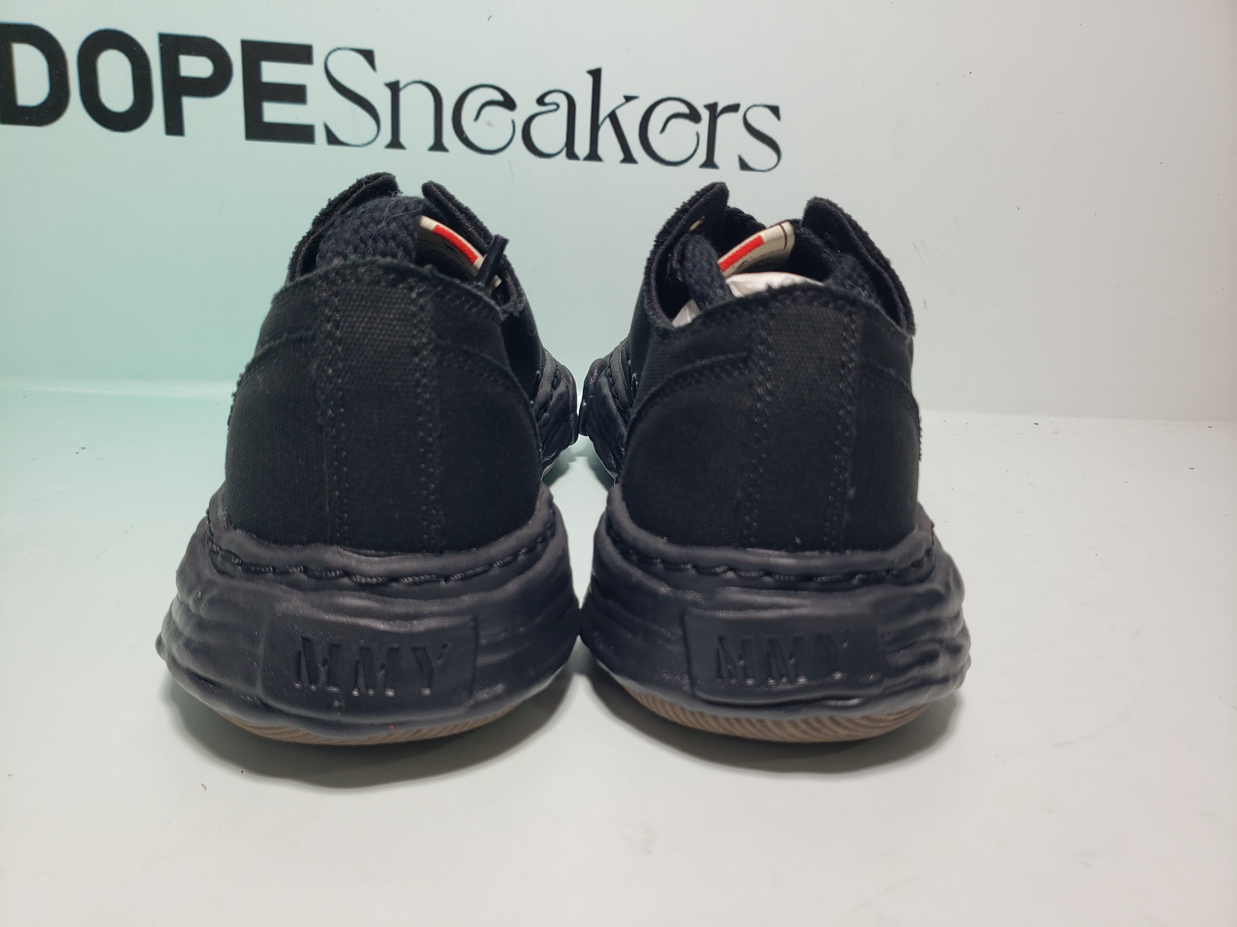 Mihara Yasuhiro Peterson OG Sole Canvas Low Black  NO.803 A01FW702-BLKBLK
