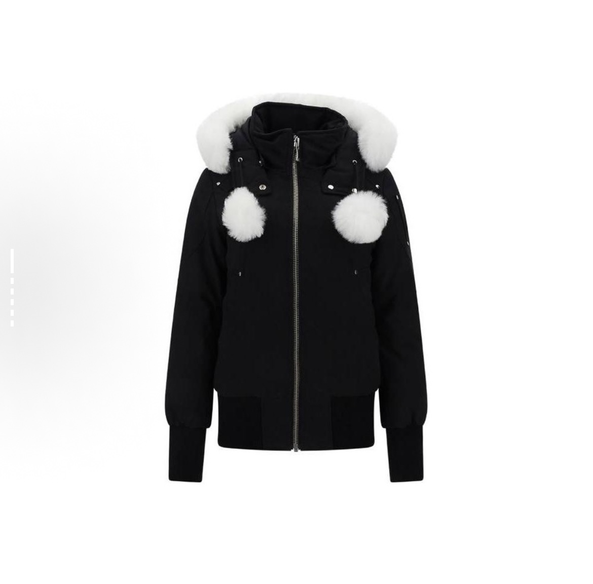 Moose Knuckles Jacket White Fur（NFC) M32LB002S1001