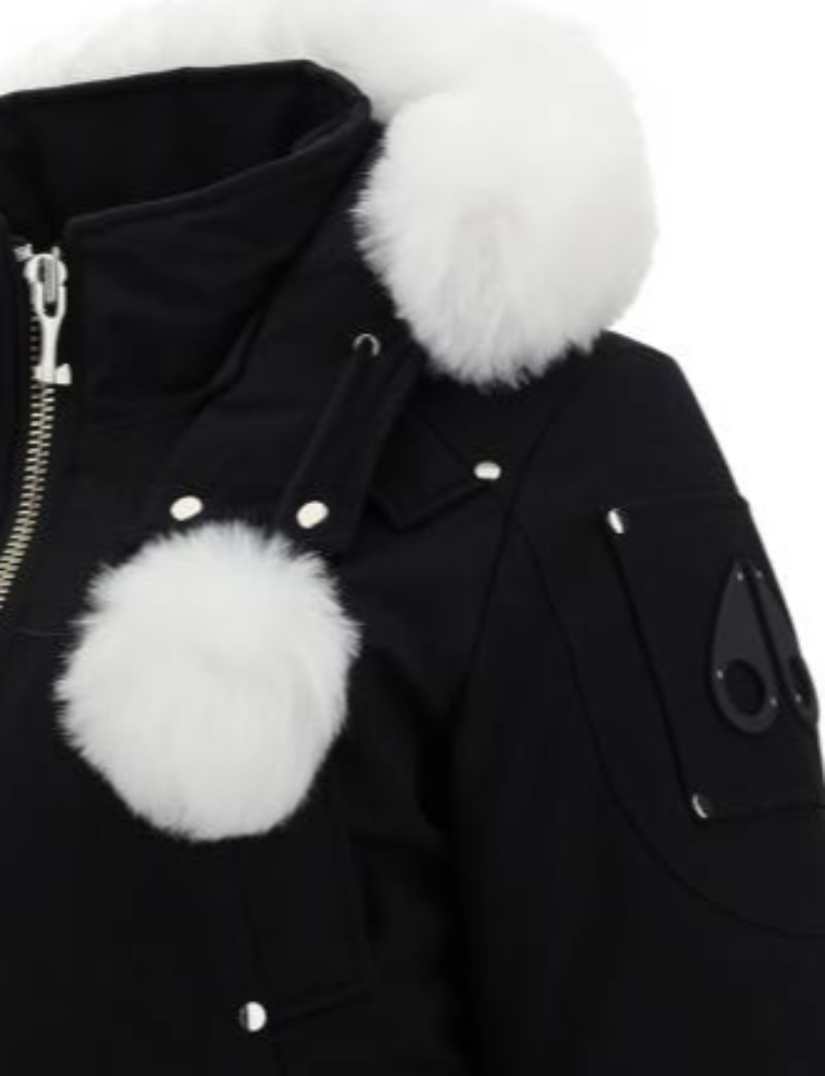 Moose Knuckles Jacket White Fur（NFC) M32LB002S1001