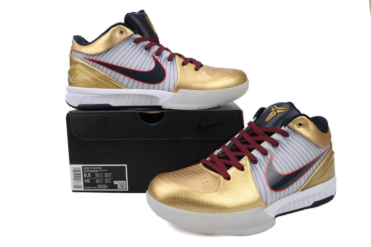 Nike Kobe Kobe 4 Protro 'Gold Medal' FQ3544-100