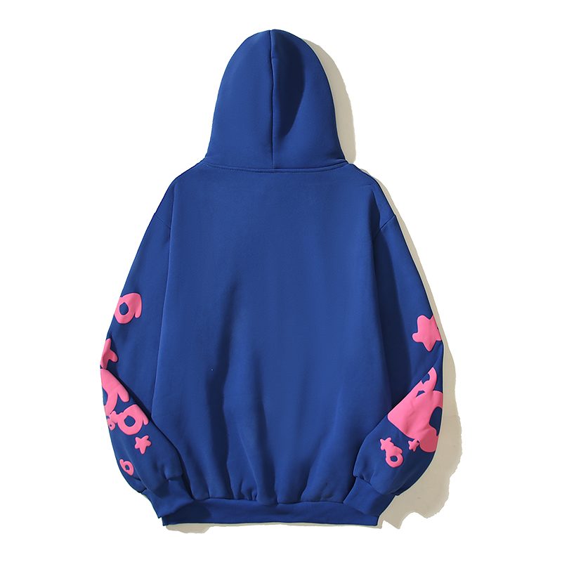 Sp5der Blue Hoodie