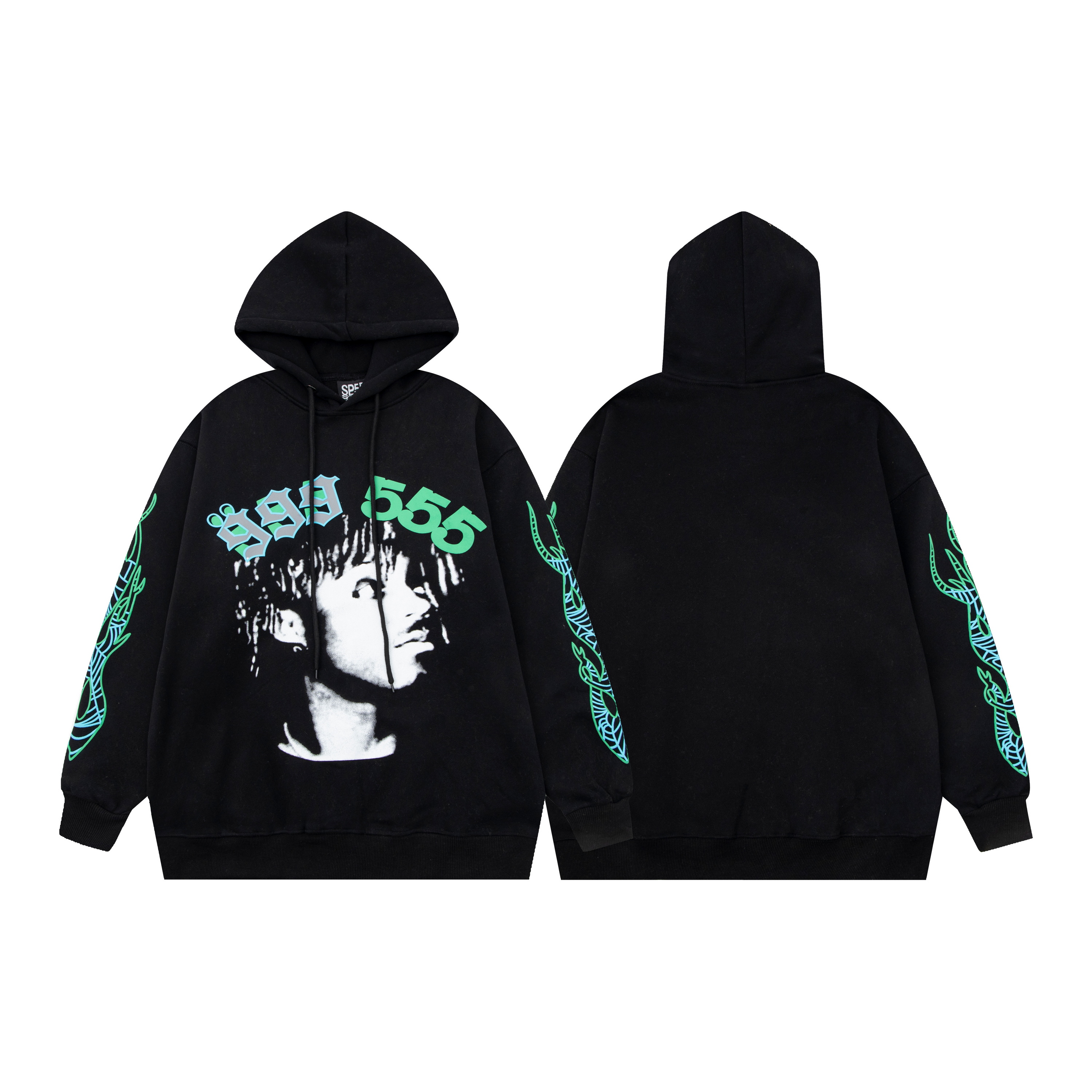 Sp5der Hoodie Black