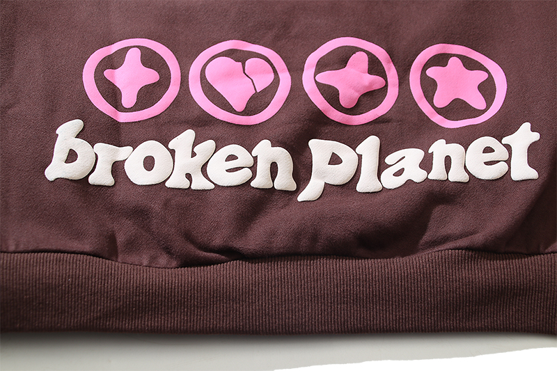 Sp5der Hoodie Pink Brown