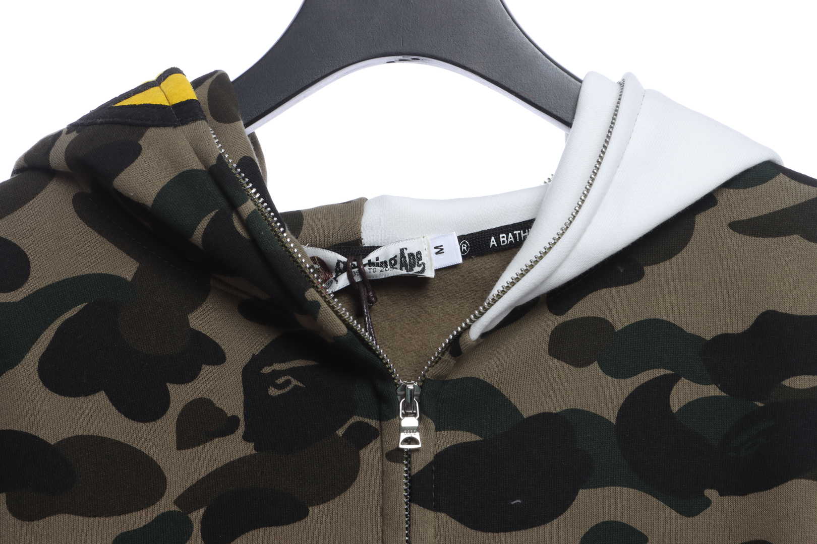 BAPE co-branded hell kitty camouflage zipper hoodie Green