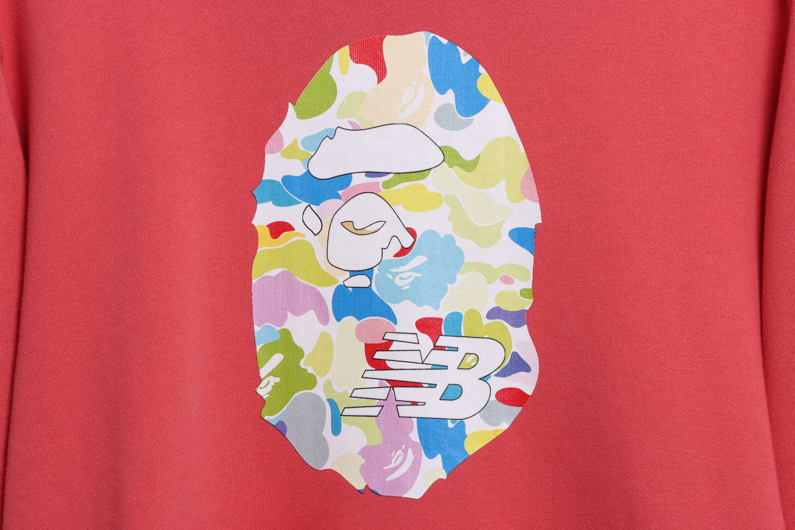 BAPE Co-Branded NB Limited Camo Ape Head Hoodie
