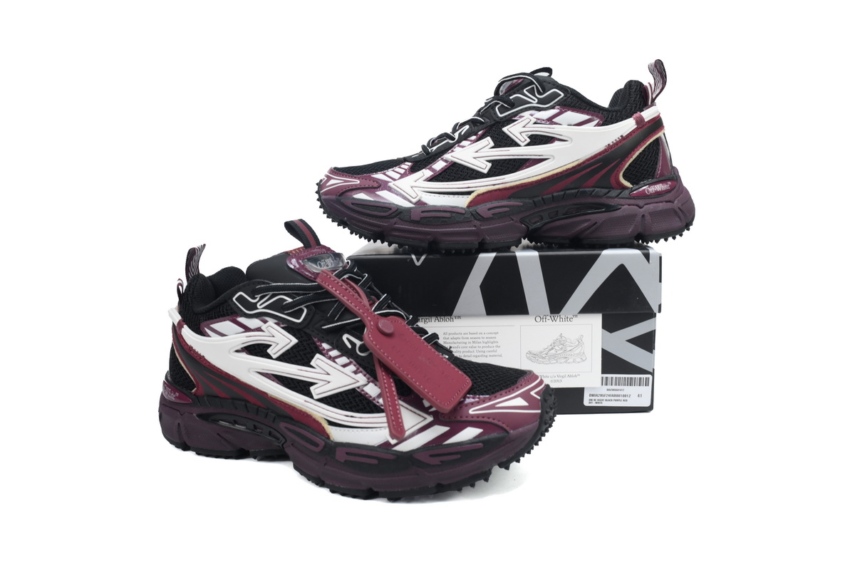 OFF-WHITE Out Of Black Purple Re OMIA295F24 FAB00 10012