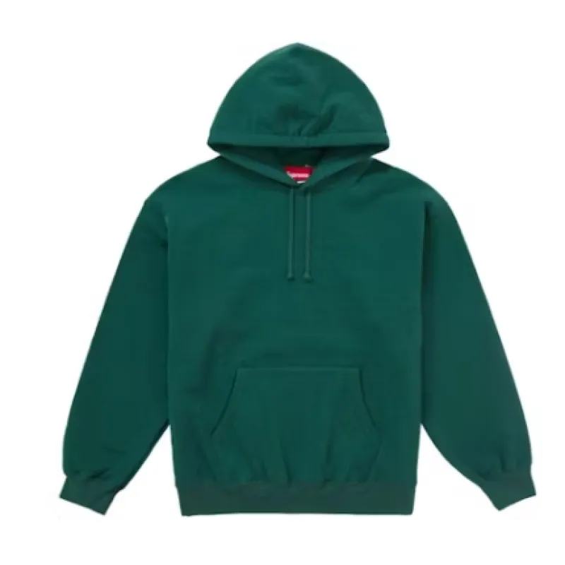 Supreme Satin Appliqué Hoodie Sweatshirt Darker Green